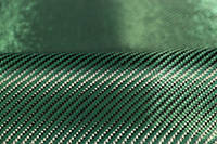 Green Carbon Fibre Cloth 2x2 Twill On Roll Abstract Thumbnail