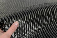 450g 2x2 Twill 12k Carbon Fibre Cloth In Hand Closeup Thumbnail