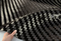 15mm Spread Tow 2x2 Twill Carbon Fibre Cloth In Hand Thumbnail