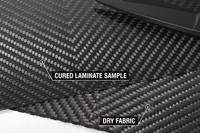 210g V-Weave 2x2 Twill 3k Carbon FIbre Cured Laminate Sample Thumbnail