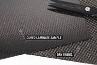 375g 5HS Carbon Fibre Cloth Cured Laminate Sample Thumbnail