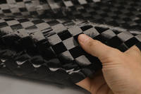 18mm Spread-Tow Plain Weave Carbon Fibre Cloth in hand Thumbnail