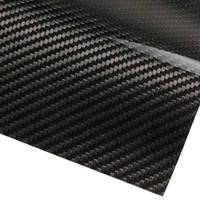Carbon Fibre Veneer Sheet T=0.25mm, 480 x 250mm Thumbnail