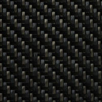 200g 2x2 Twill Carbon Black Twaron Cloth (1000mm) Thumbnail