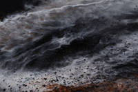GlassCast Cosmic Black Granite Resin Countertop Natural Stone Effect Closeup 3 Thumbnail