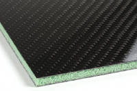 Foam Cored Carbon Fibre Panel Core Closeup Thumbnail