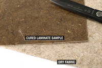 300g Non-Woven Flax Fibre Cured Laminate Sample Thumbnail