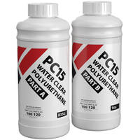 PC15 Water Clear Polyurethane Casting Resin 1.8kg Kit Thumbnail