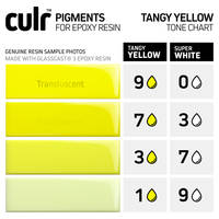 CULR Epoxy Pigment - Tangy Yellow Tone Chart Thumbnail