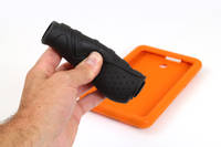 Bicycle Handlebar Grips and Rubber Phone Case Cast Using XencastÂ® PX30 Soft Flexible Polyurethane Rubber Thumbnail