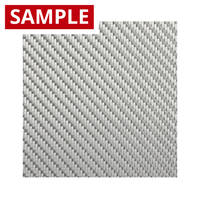 290g 2x2 Twill Alufibre Silver Glass - SAMPLE Thumbnail