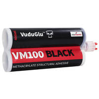 VM100 Black 10min Methyl Methacrylate Adhesive 400ml Twin Tube Thumbnail